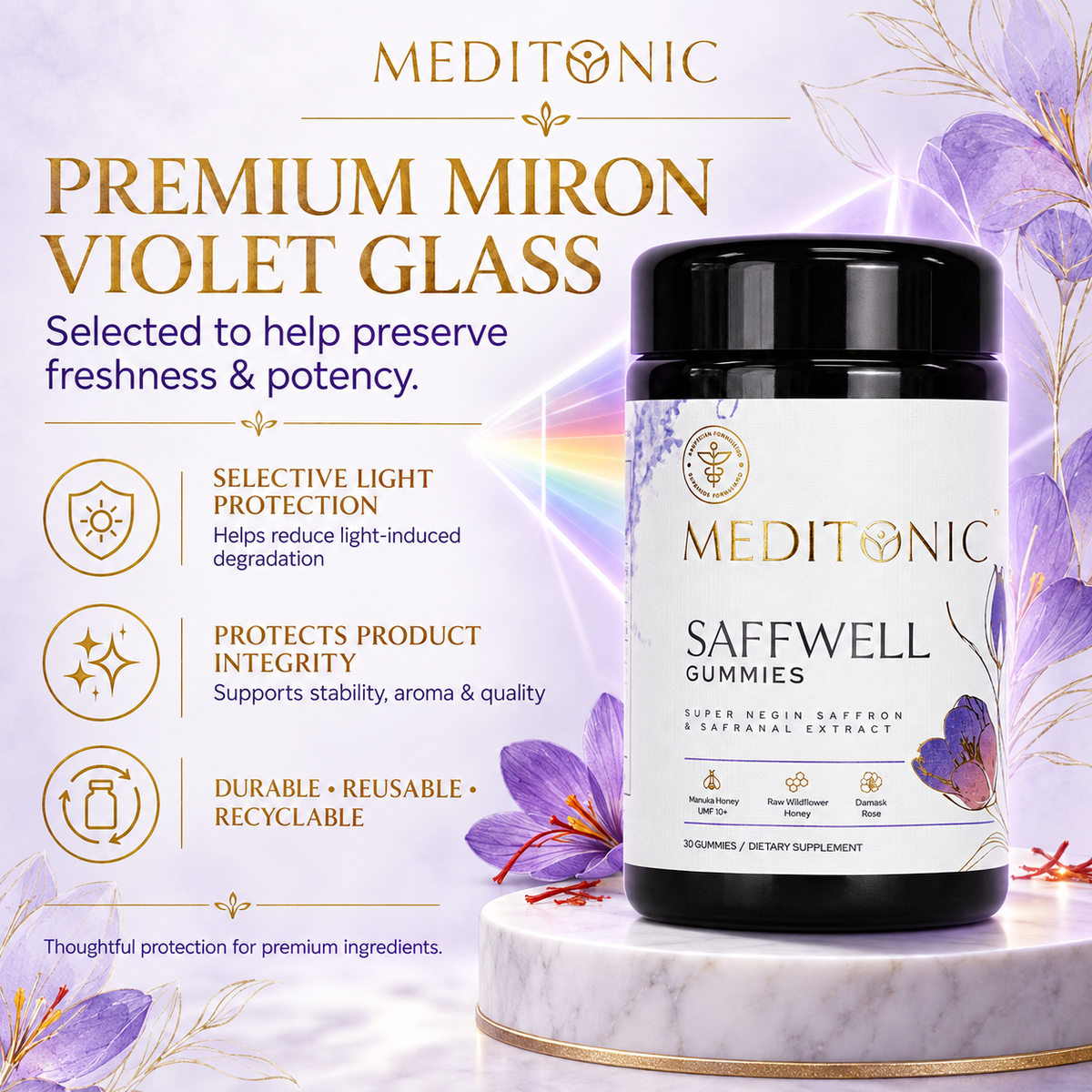 Saffwell® Gummies - Premium Saffron Supplement